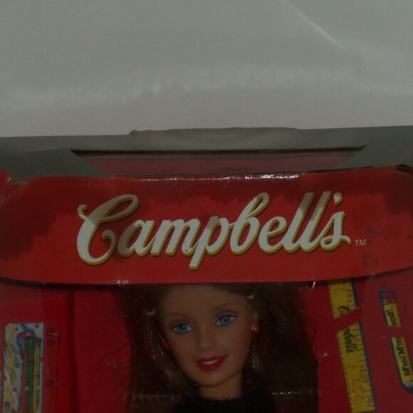 Campbell's Alphabet Souup Barbie Doll 1999 - Picture 4 of 12